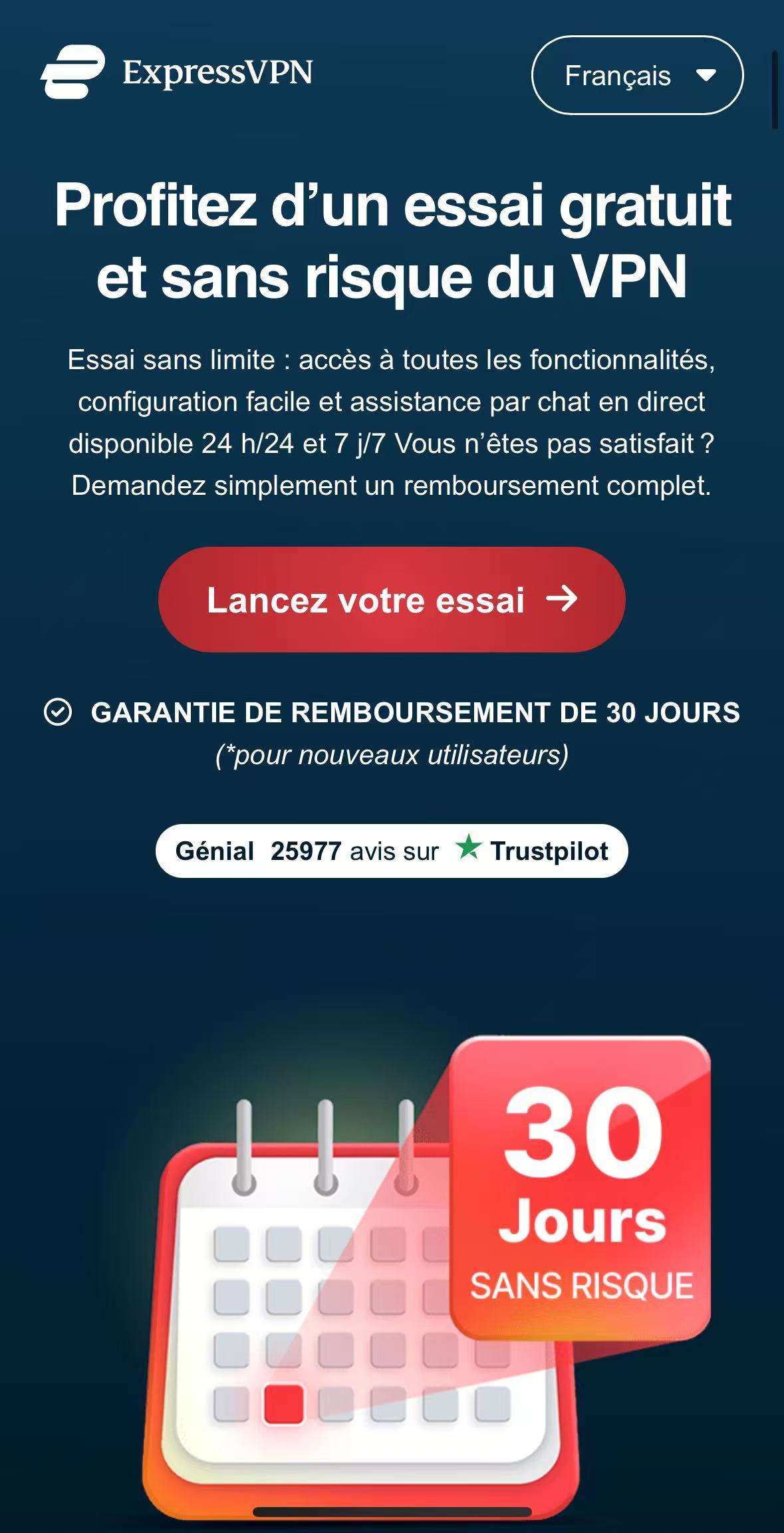Applications des VPN recommandés