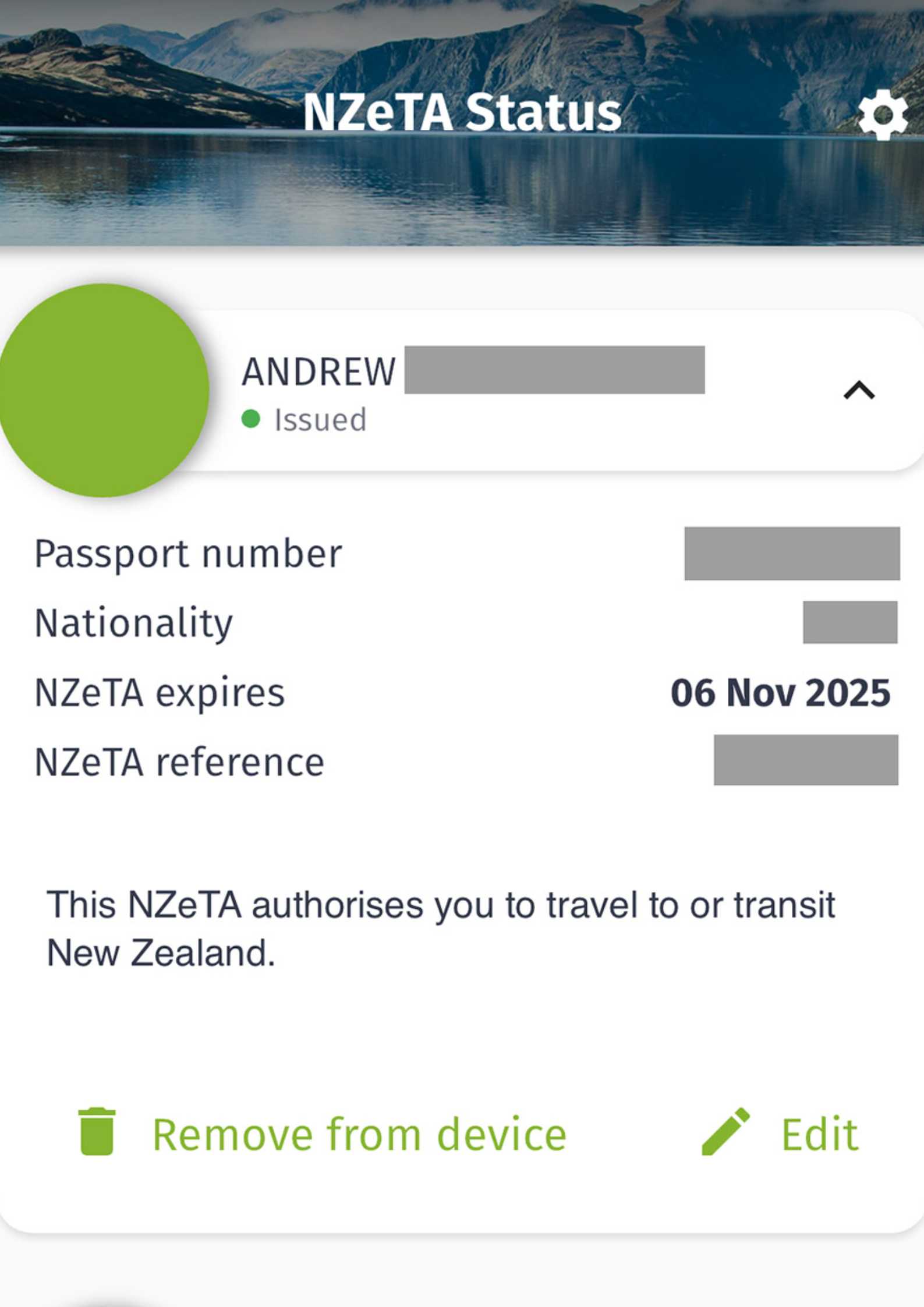 How to apply NZ ETA step 5