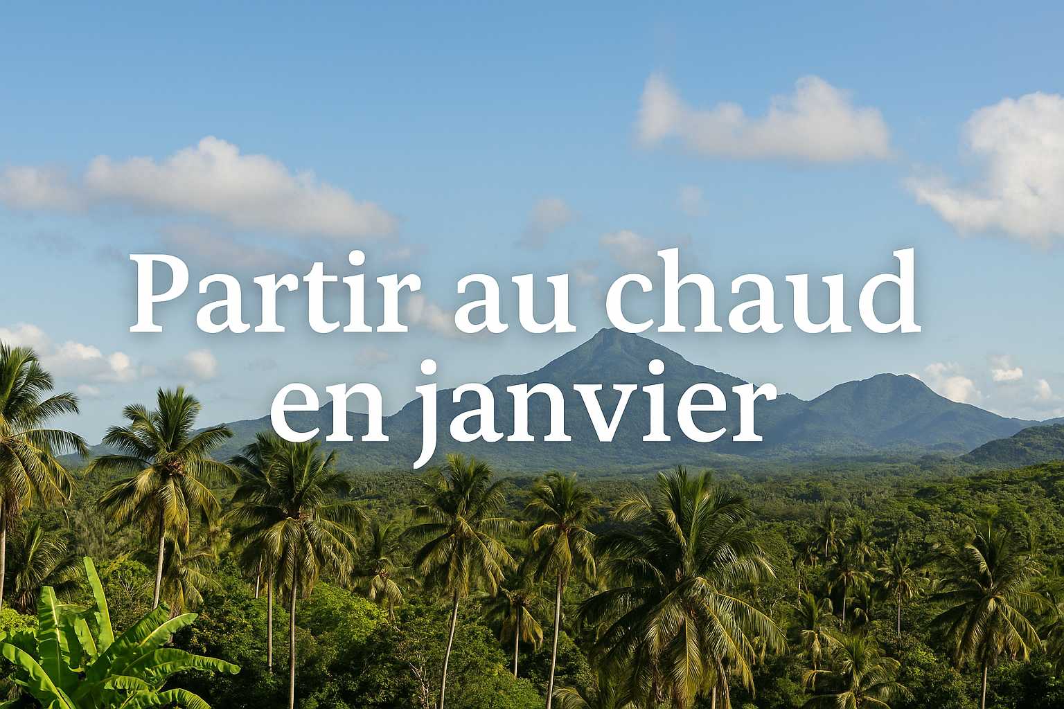 Partir au chaud en janvier 