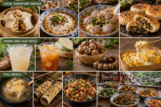 What to Eat at Wangxian valley