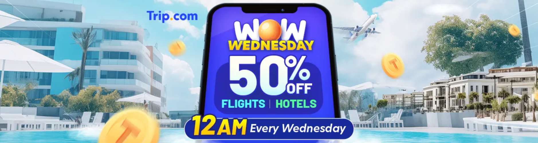 Trip.com Promo Code Singapore: 50% OFF Flight & Hotels Every Wednesday Bakour Garbi Cala Millor by Checkin Promo Code
