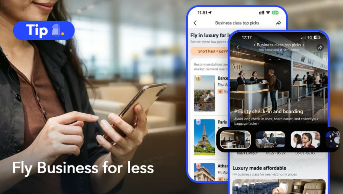 How to Get Cheap Business Class Flights on Trip.com