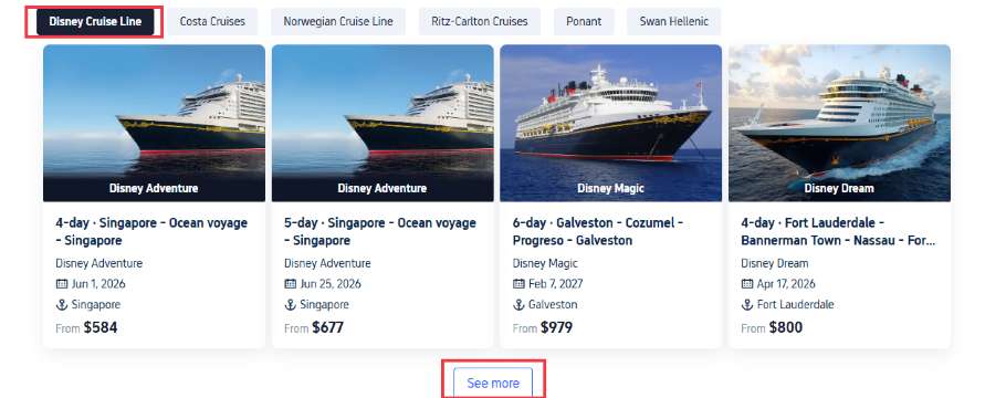 How many Disney Cruise ships are there? 