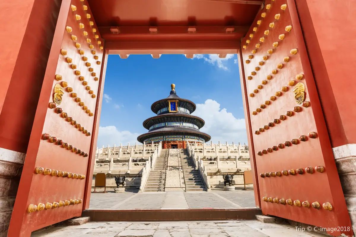  天壇は北京にある世界最大の祭天建築群