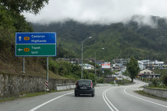 travelling ipoh to cameron highlands