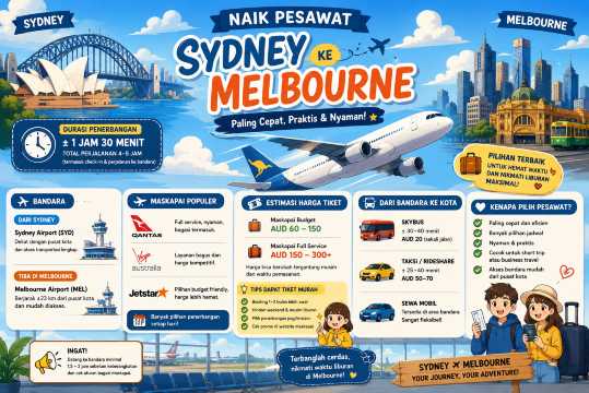 Perjalanan dari Sydney ke Melbourne | Trip.com