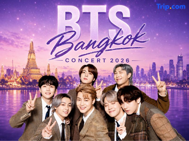 BTS Bangkok Concert 2026: Dates, Tickets & Travel Guide | Trip.com