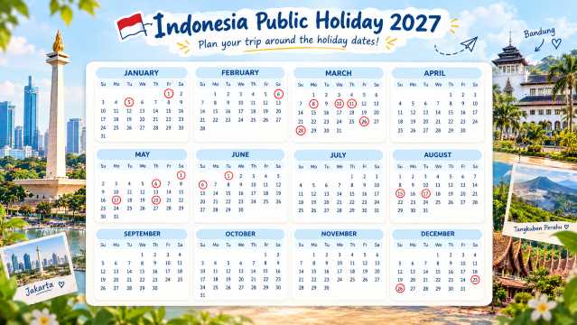 Indonesia Public Holiday 2027