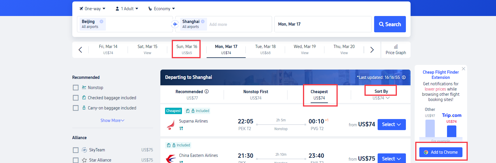 How to Find Cheapest Flights from Beijing to Shanghai