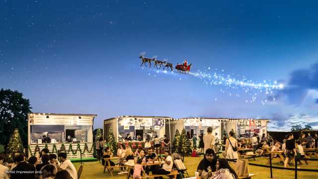 Flying Santa