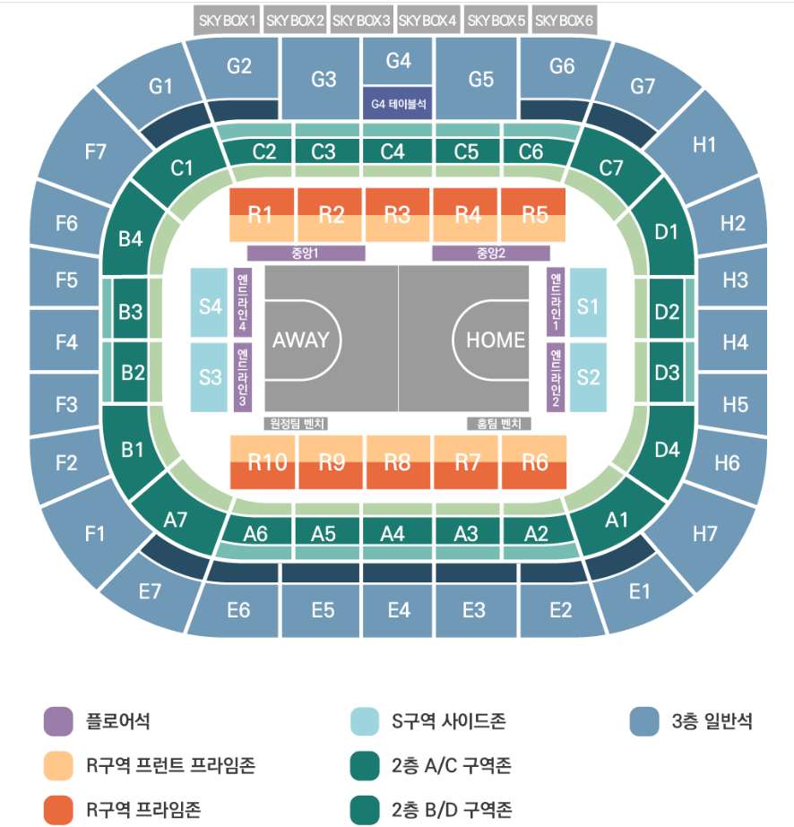 2027 FIBA 농구 월드컵 아시아 예선 티켓 가격 및 좌석