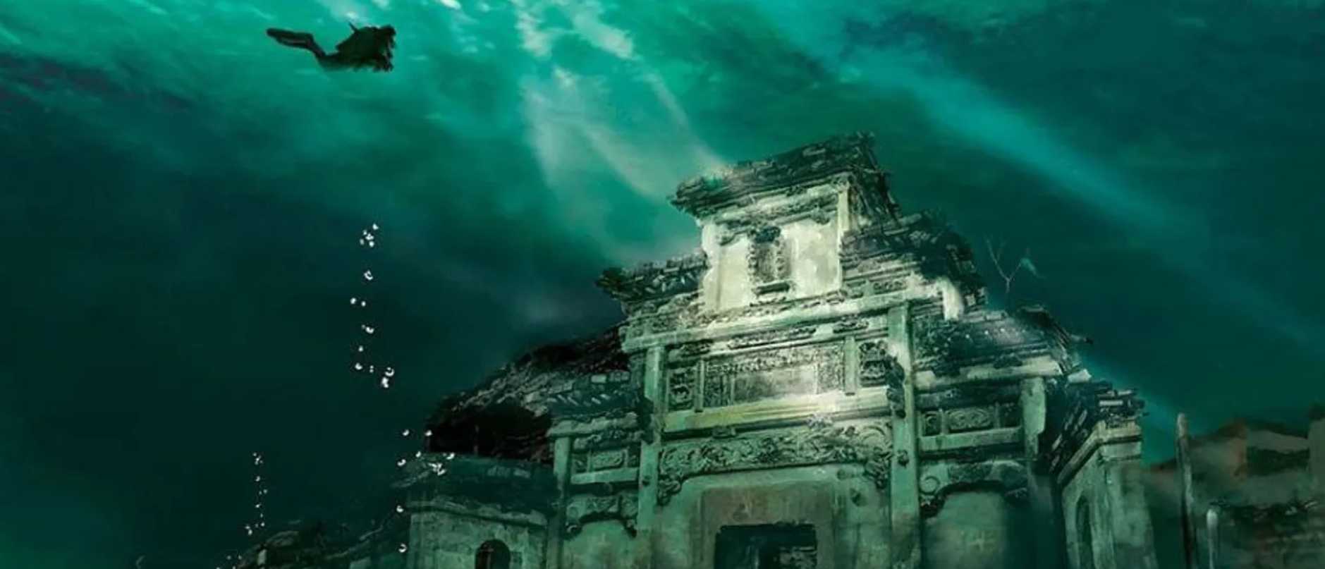 Qiandao Lake - Underwater Ancient Cities (Lion City & He City)