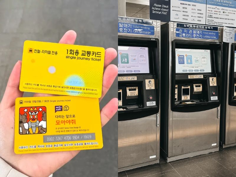 Tickets at Seoul Metro