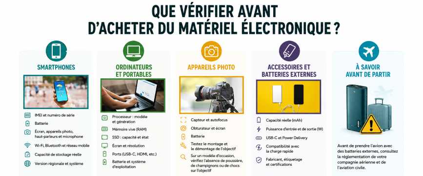 Que vérifier avant d'acheter de l'électronique