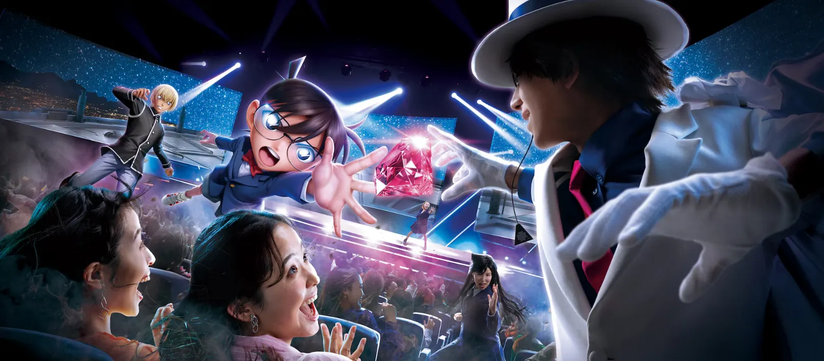 【日本環球影城】名偵探柯南4-D現場表演秀~星空的寶石~