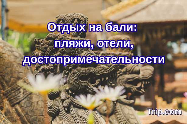 Отдых на бали: пляжи, отели, достопримечательности| Trip.com