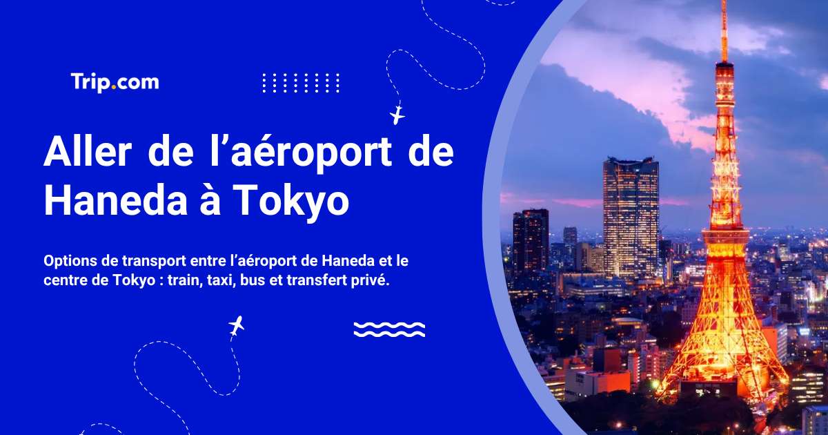 Aller de l’aéroport de Haneda à Tokyo