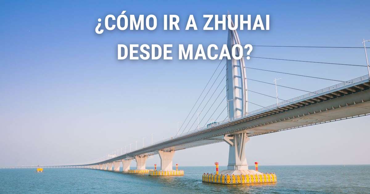 Cómo ir a Zhuhai desde Macao