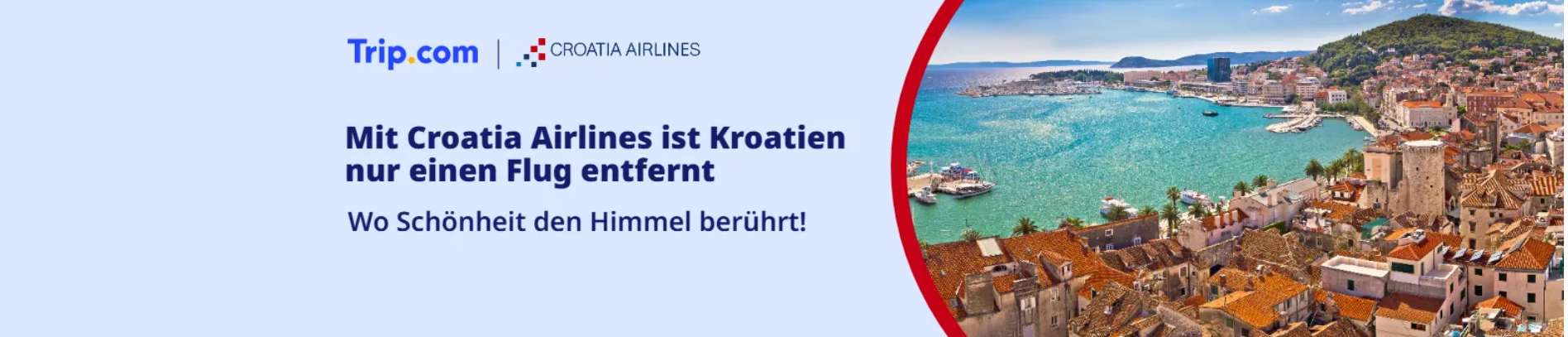 Fliege mit Croatia Airlines