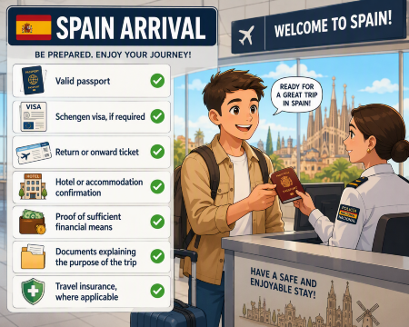 Spain Arrival Docs
