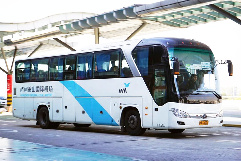 Naik Bus atau Shuttle Bandara – Dari Bandara Internasional Hangzhou Xiaoshan ke Pusat Kota Hangzhou