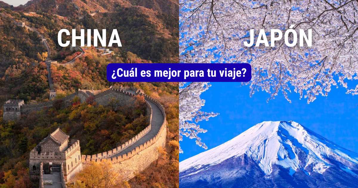 China o Japón: ¿cuál es mejor para tu viaje?