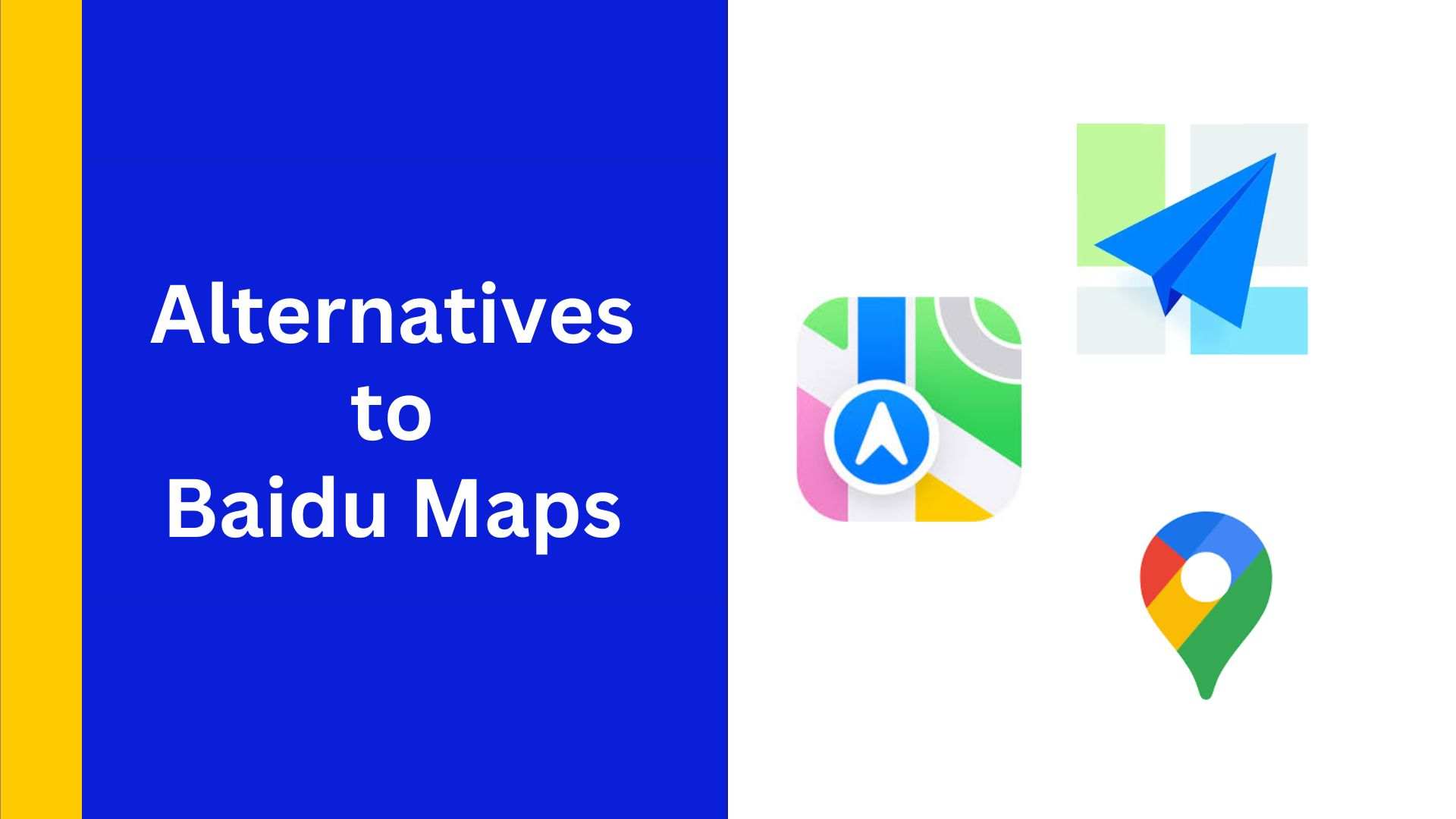 Alternatives to Baidu Maps in China
