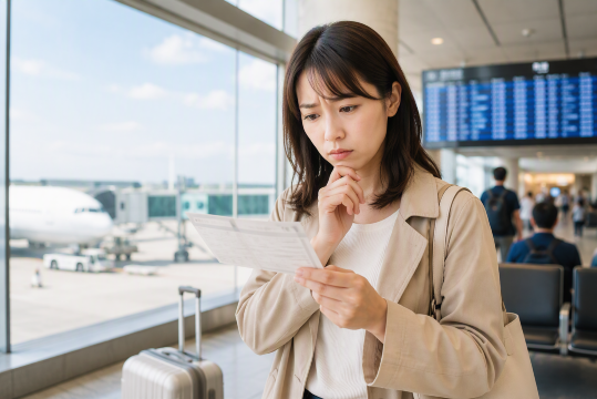 航空券で悩む日本人