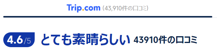 観光客のレビュー