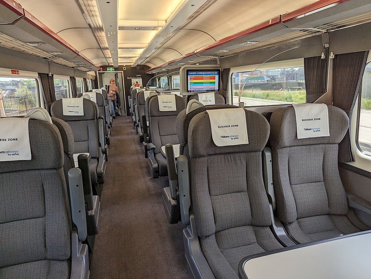 Does Chiltern Railways offer First Class? How to access Business Zone for free