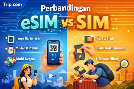 Perbandingan eSIM vs SIM Card Arab Saudi untuk Wisatawan | Trip.com