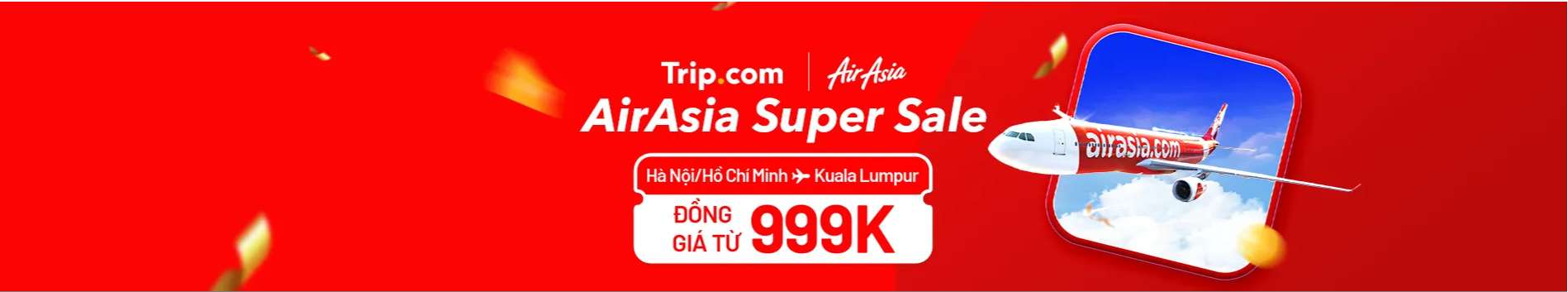 Siêu sale AirAsia x Trip.com