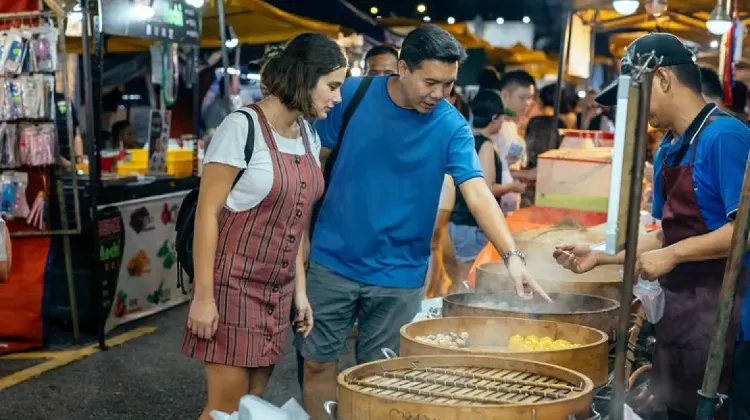 night street of Kuala Lumpur