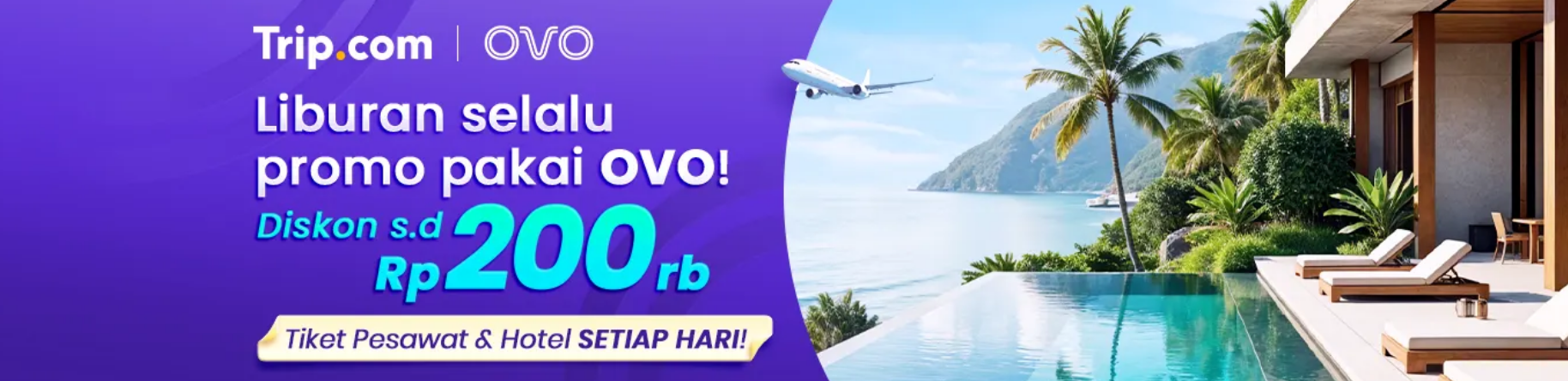 Liburan selalu ada promo setiap hari pakai OVO!