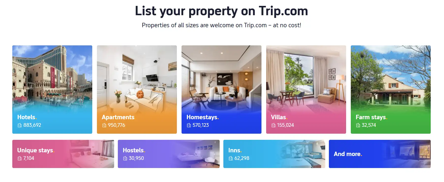 List your property on Trip.com today!
