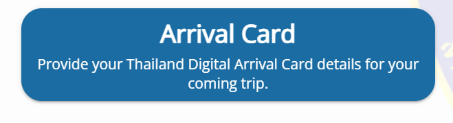 Thailand Digital Arrival Card