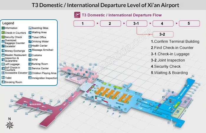 Xi'an Airport Map
