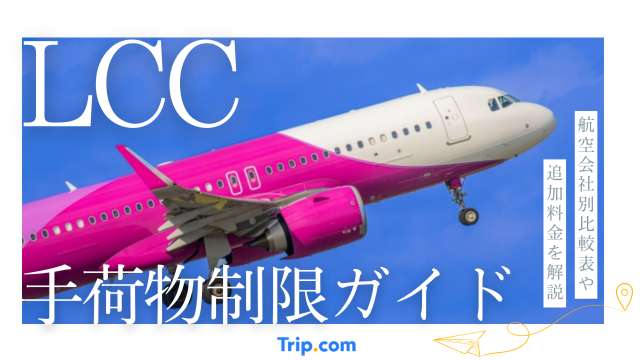 LCC手荷物制限を7社比較！
