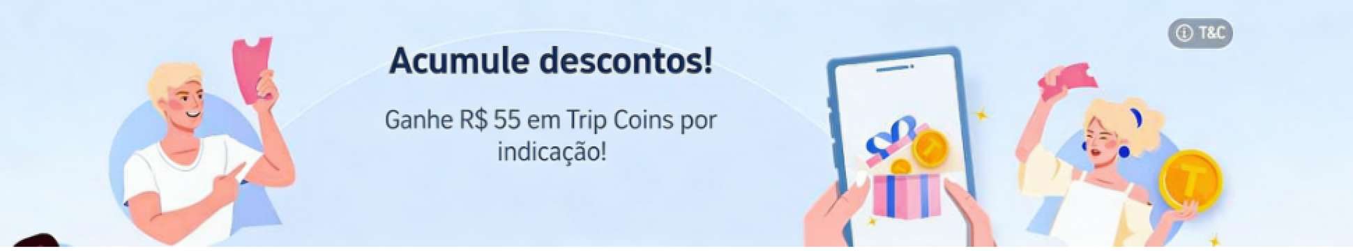 Acumule recompensas ao indicar amigos