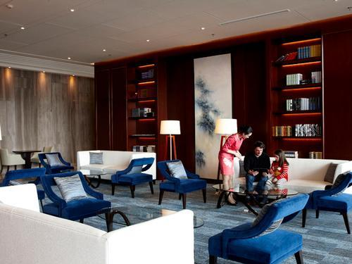 Зал ожидания в аэропорту Гаоци в Сямынь