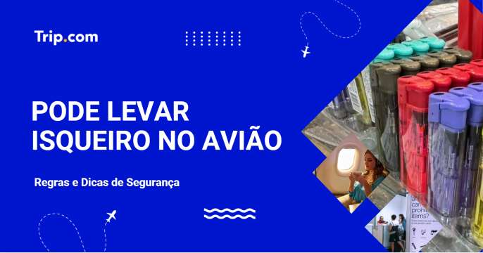 Pode levar isqueiro no avião