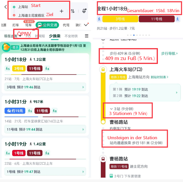 So benutzt du Baidu Maps