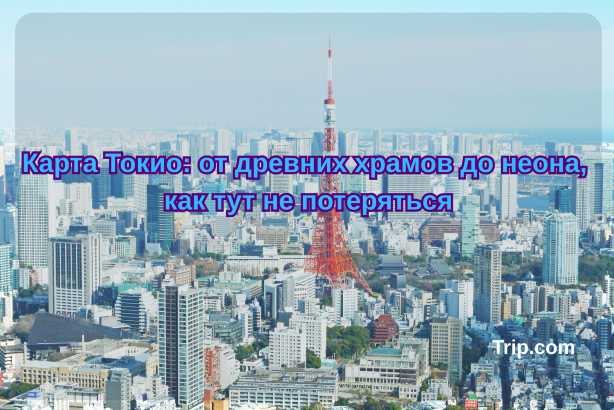 Карта Токио: от храмов до неона