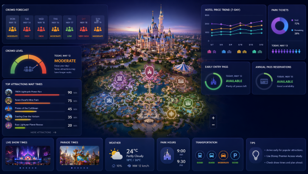 Other Indicators of Crowd Levels at Shanghai Disneyland