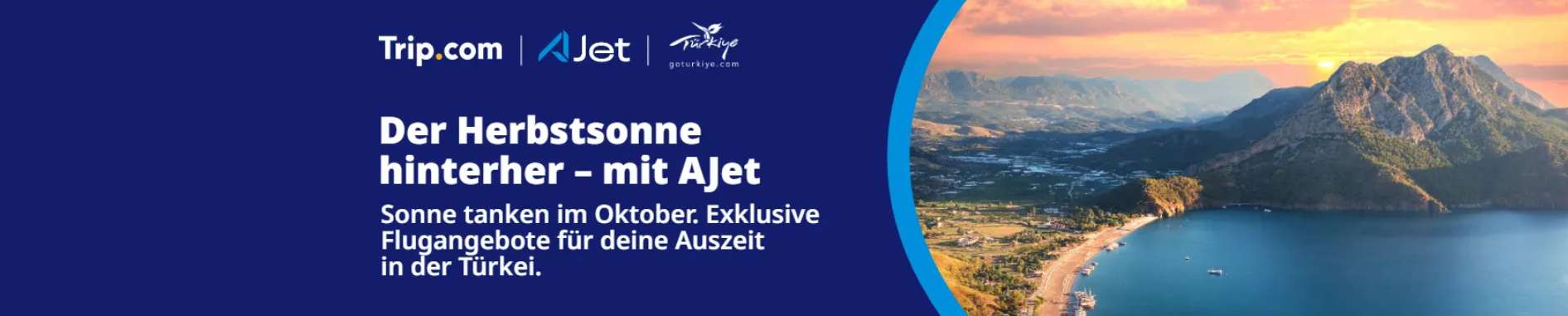 Exklusive AJet-Flugangebote in der Türkei