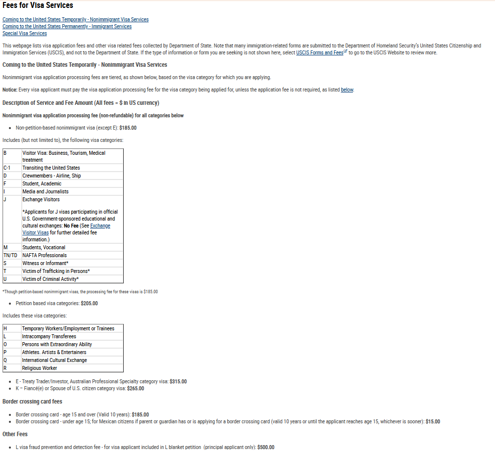 Thanh Toán Lệ Phí Thị Thực Mỹ