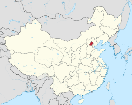 Beijing Location Map