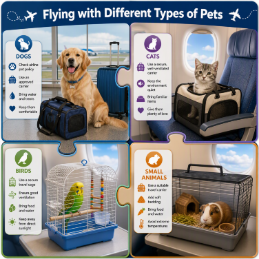 Special Considerations: Flying with Different Types of Pets