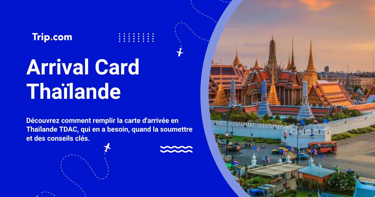Arrival Card Thailande TDAC