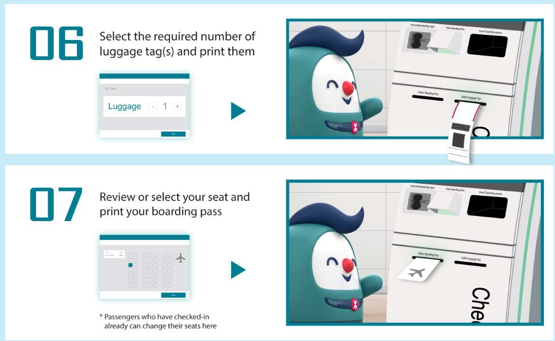 Airport Express check in guide:Step 2